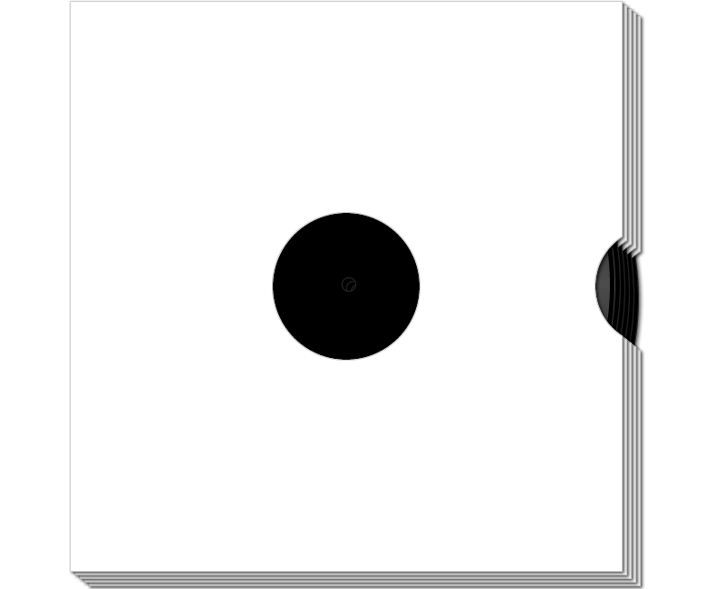 vinyl 12-inch single short run (black) {no label} [in sleeves]